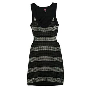 Gorgeous BEBE 2B Sequin open-back mini dress - Medium